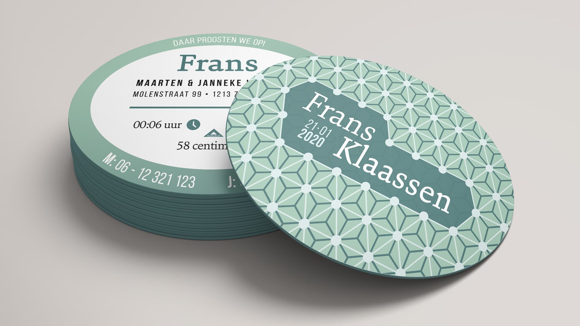 Geboortekaartje ontwerper